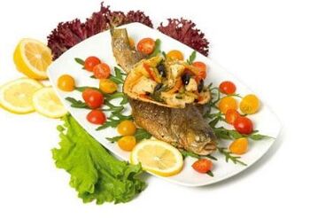 Pesca con verdure